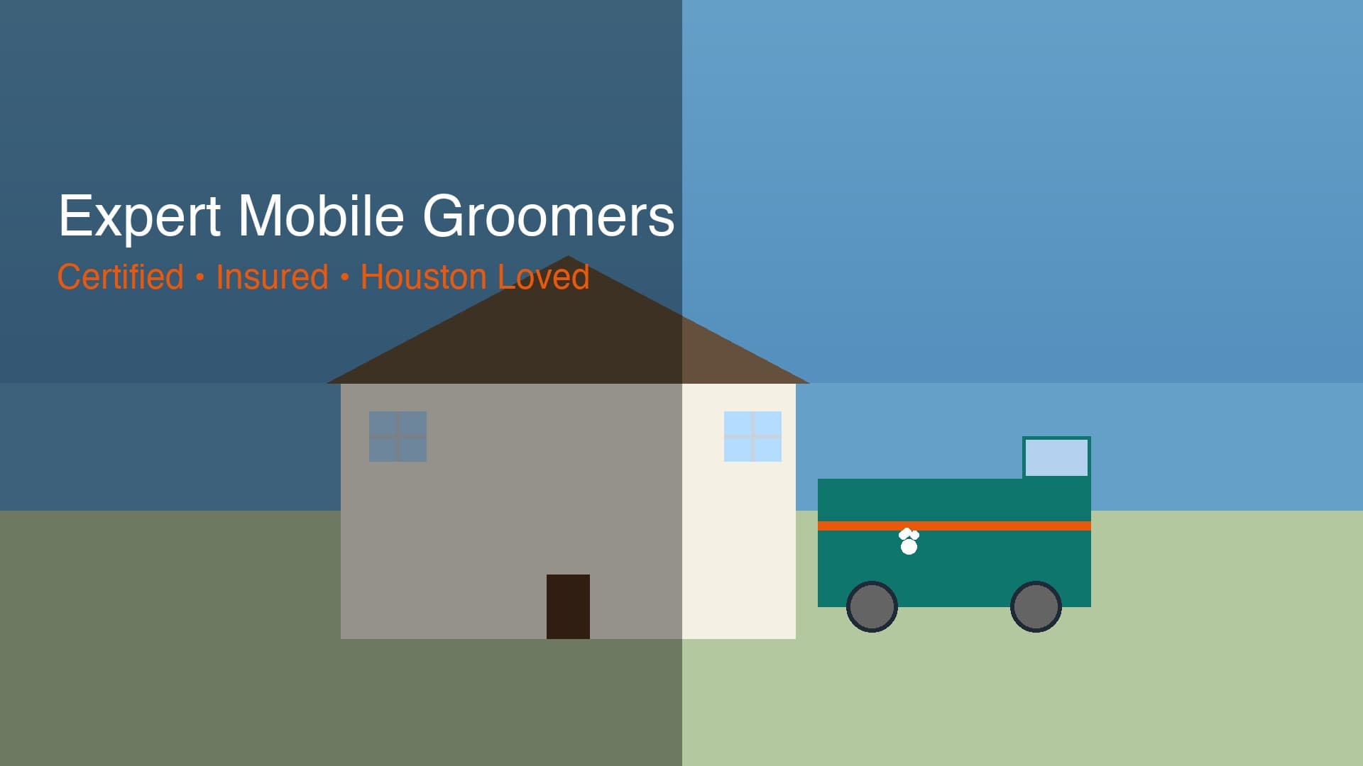 Mobile dog grooming services Houston