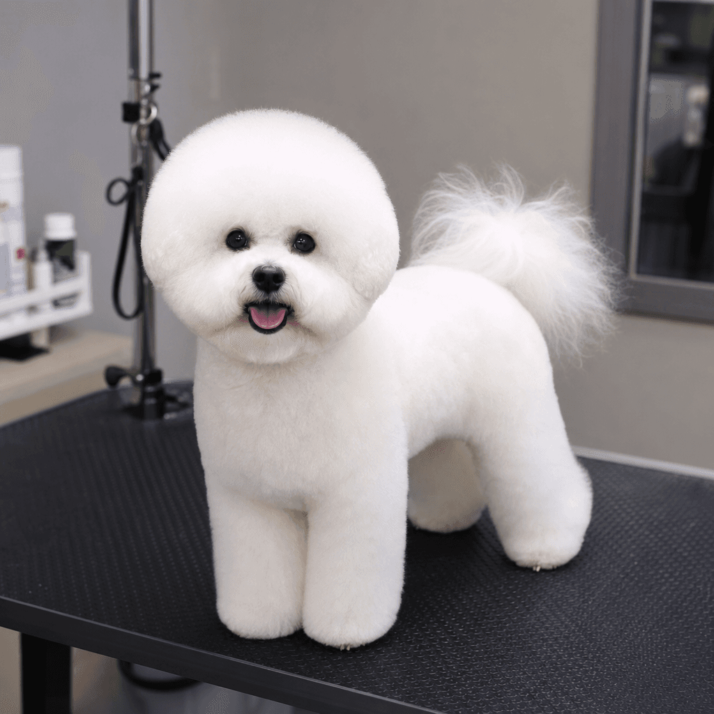 Shih Tzu after grooming
